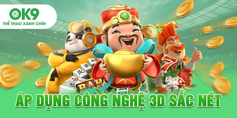 Áp dụng công nghệ 3D sắc nét