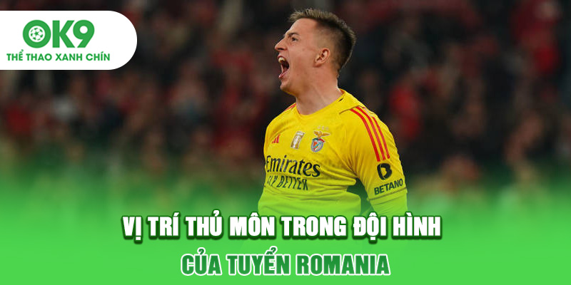 Vị trí thủ môn trong đội hình của tuyển Romania